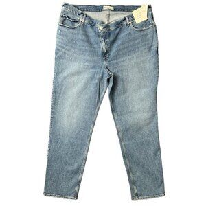 Abercrombie & Fitch Ultra High Rise 90s Straight Jean Denims Womens Sz 36x22 L